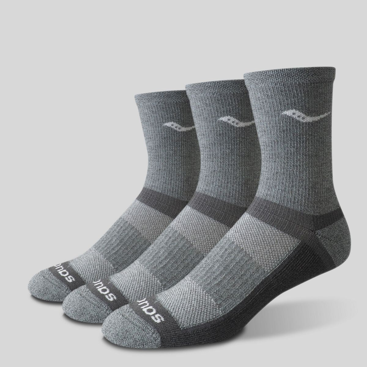 Saucony Inferno Cushion Mid 3-Pack Sock