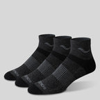 Saucony Inferno Merino Wool Blend Quarter 3-Pack Sock