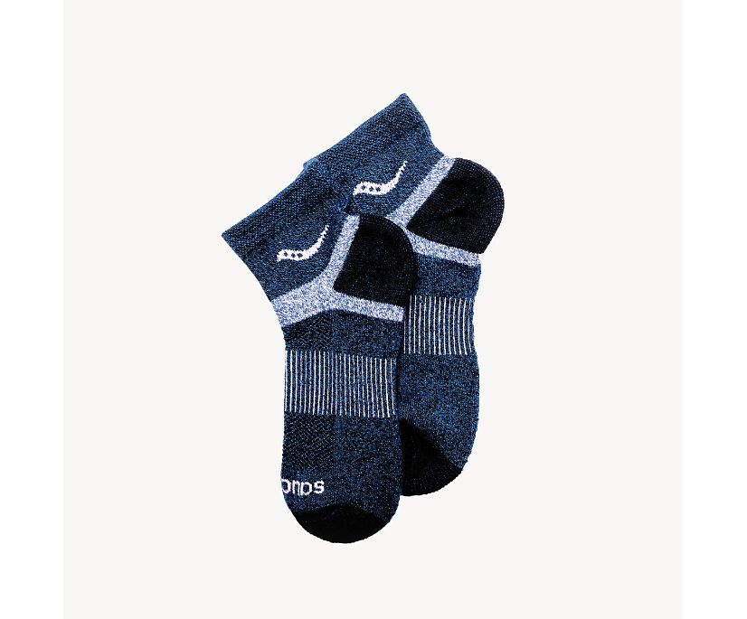 Saucony Inferno Merino Wool Blend Quarter 3-Pack Sock