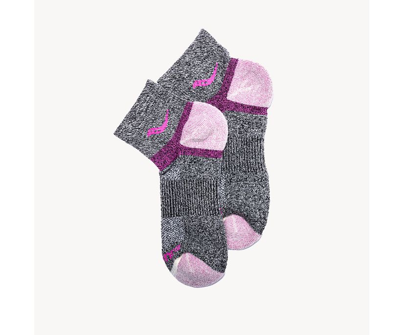 Saucony Inferno Merino Wool Blend Quarter 3-Pack Sock
