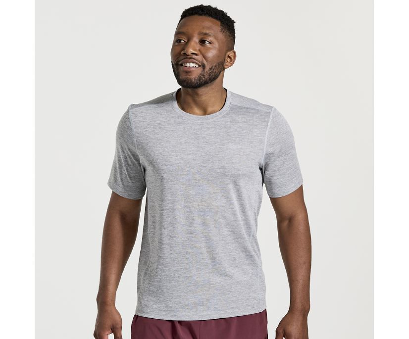 Saucony Men's Stopwatch Short Sleeve