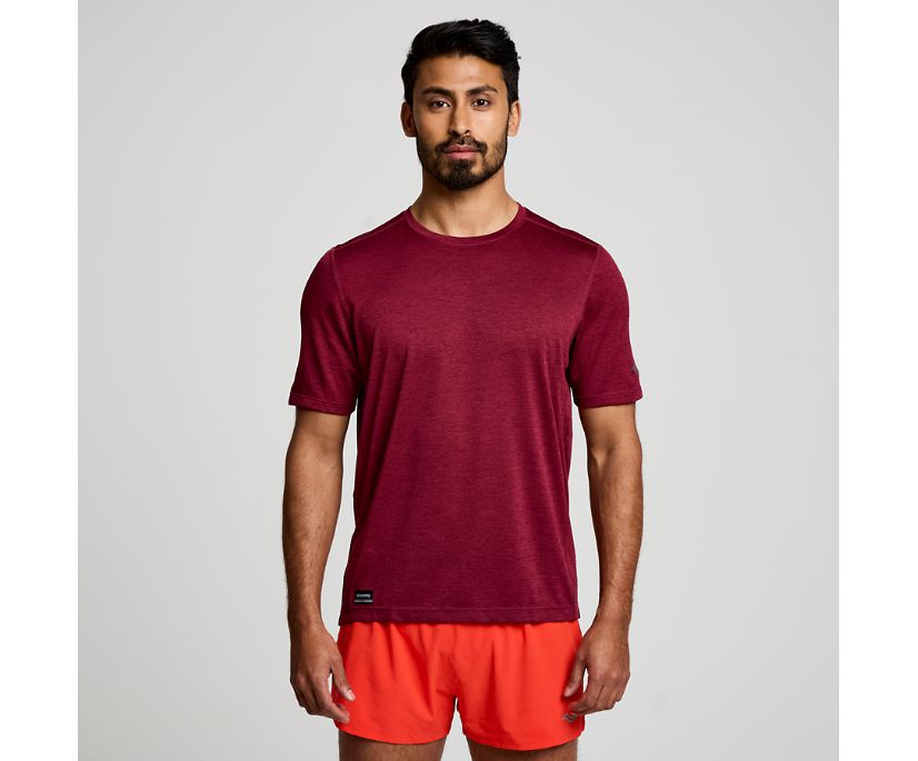 Saucony Men's Stopwatch Short Sleeve