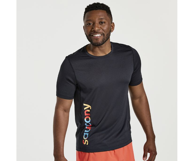 Saucony Men's Stopwatch Graphic Short Sleeve