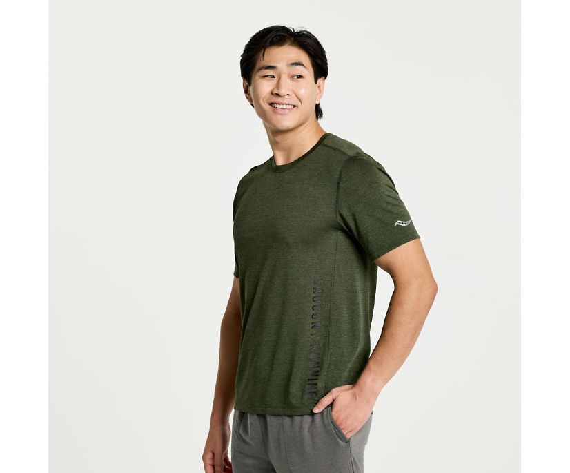 Saucony Men's Stopwatch Graphic Short Sleeve
