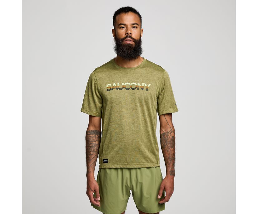 Saucony Men's Stopwatch Graphic Short Sleeve
