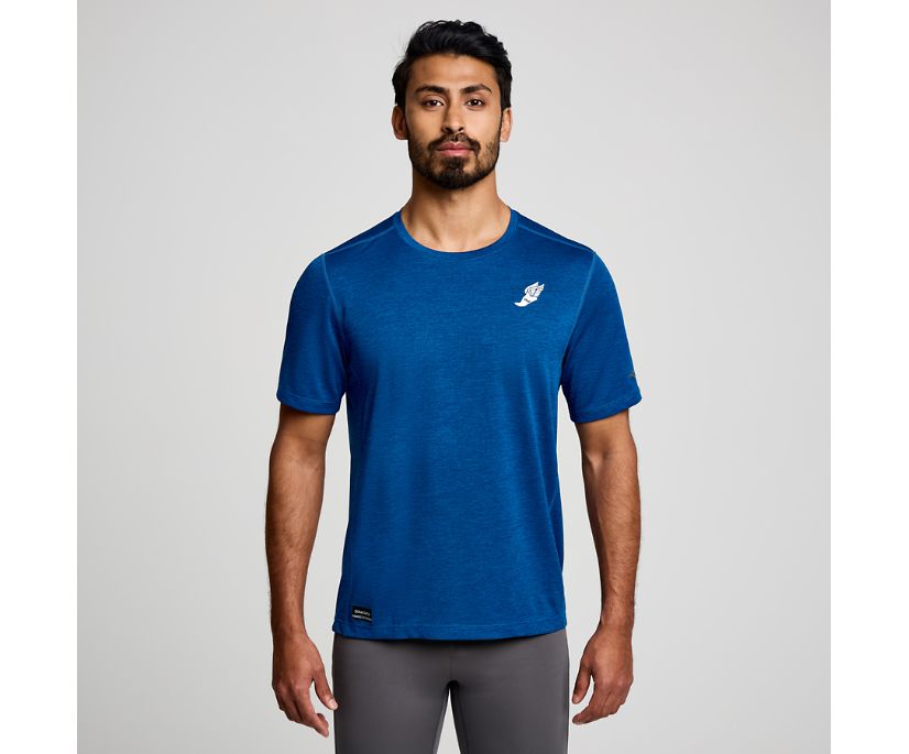 Saucony Men's Stopwatch Graphic Short Sleeve