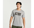 Saucony Men's Stopwatch Graphic Short Sleeve