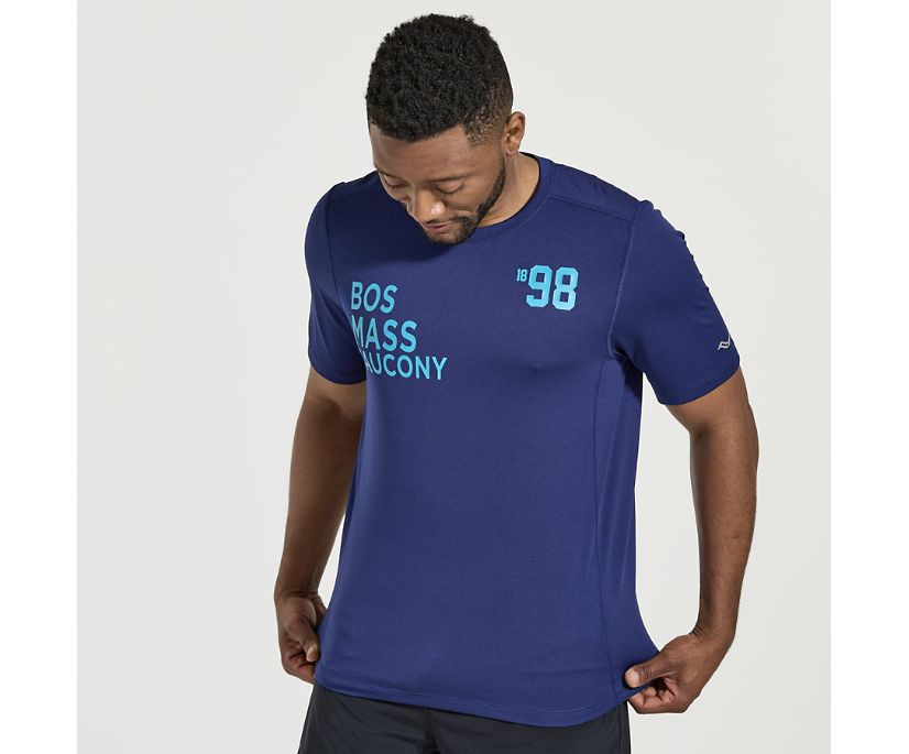 Saucony Men's Stopwatch Graphic Short Sleeve
