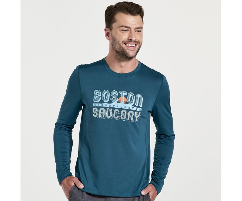 Saucony Men's Stopwatch Graphic Long Sleeve