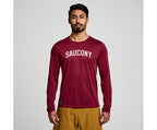Saucony Men's Stopwatch Graphic Long Sleeve