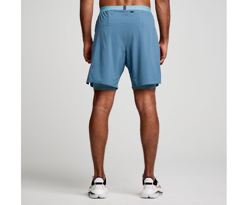 Saucony Men's Outpace 7" 2-in-1 Short