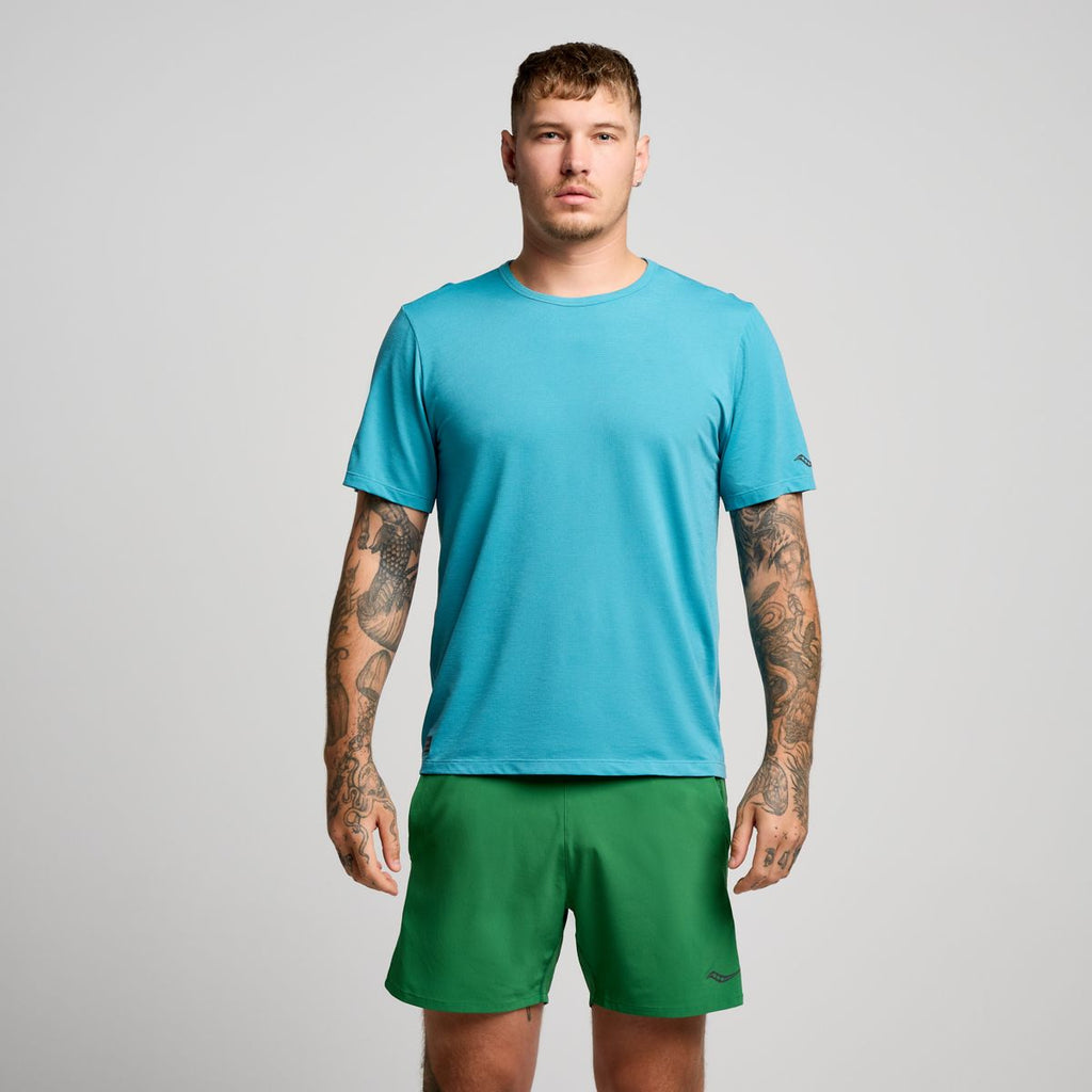 Saucony Men's Stopwatch Short Sleeve