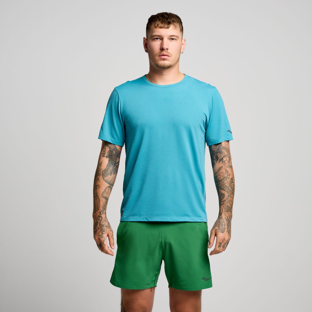 Saucony Men's Stopwatch Short Sleeve