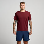 Saucony Men's Stopwatch Short Sleeve