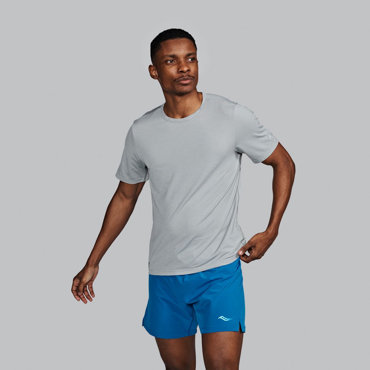 Saucony Men's Stopwatch Short Sleeve