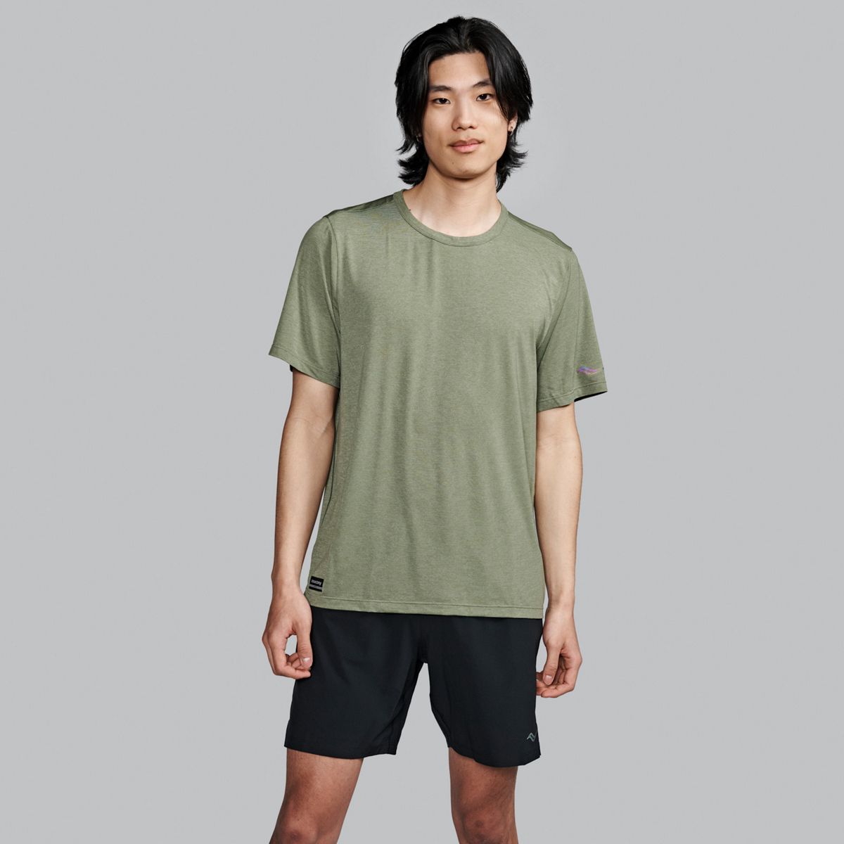 Saucony Men's Stopwatch Short Sleeve