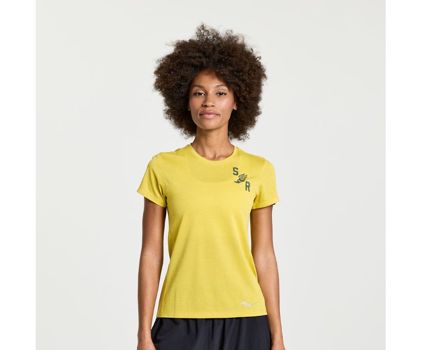 Saucony Women's Stopwatch Graphic Short Sleeve