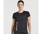 Saucony Women's Stopwatch Graphic Short Sleeve