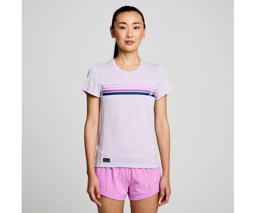 Saucony Women's Stopwatch Graphic Short Sleeve