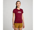 Saucony Women's Stopwatch Graphic Short Sleeve