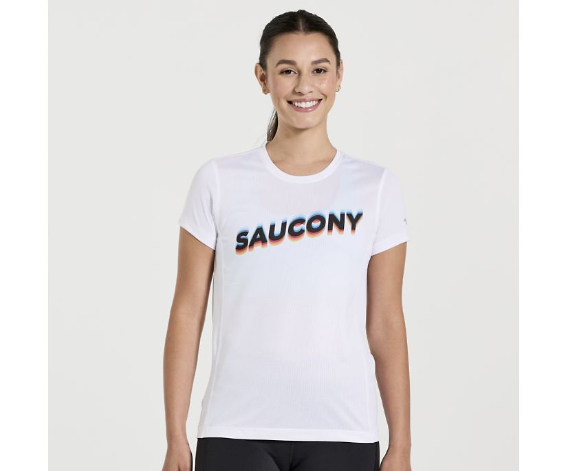 Saucony Women's Stopwatch Graphic Short Sleeve