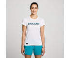 Saucony Women's Stopwatch Graphic Short Sleeve