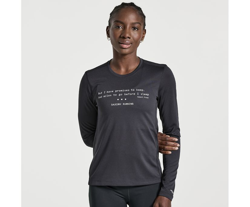 Saucony Women's Stopwatch Graphic Long Sleeve