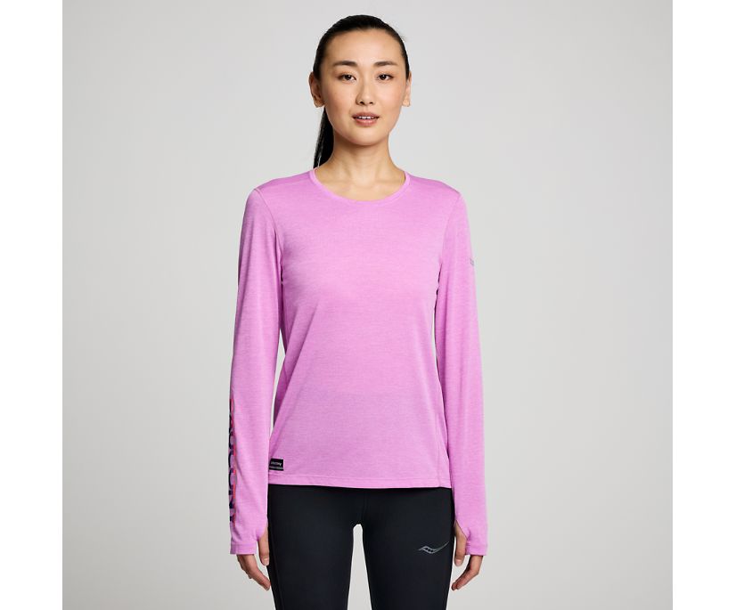 Saucony Women's Stopwatch Graphic Long Sleeve