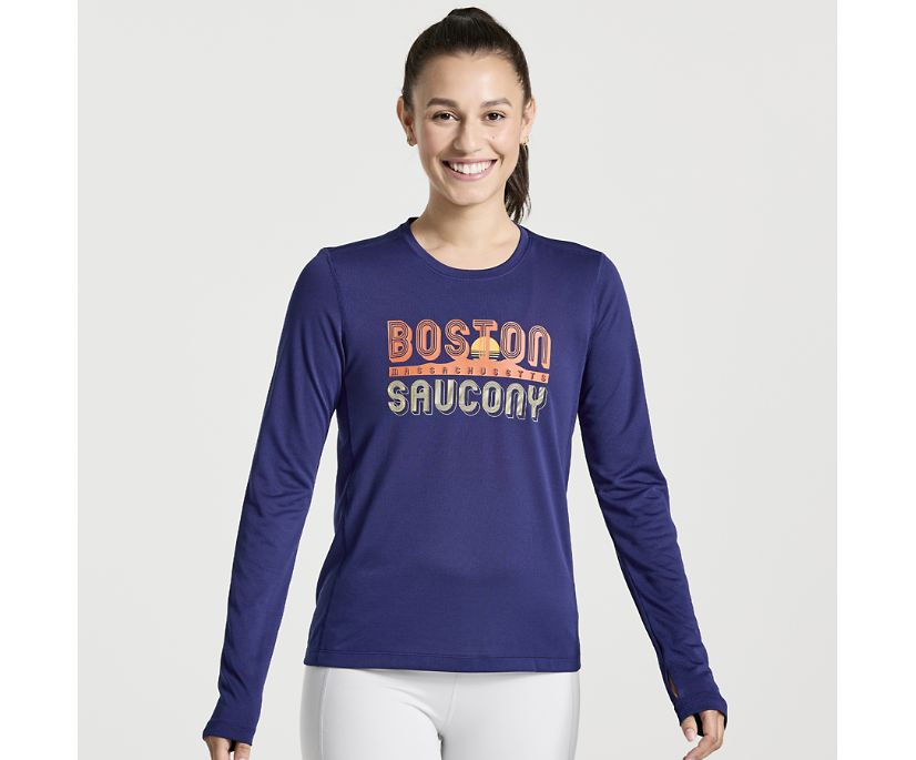 Saucony Women's Stopwatch Graphic Long Sleeve