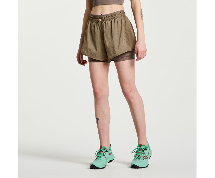 Saucony Women's Elevate 4" 2-in-1 Short