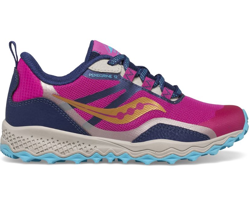 Saucony Big Kid's Peregrine 12 Shield Sneaker