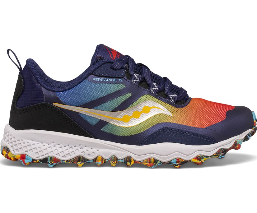 Saucony Big Kid's Peregrine 12 Shield Sneaker